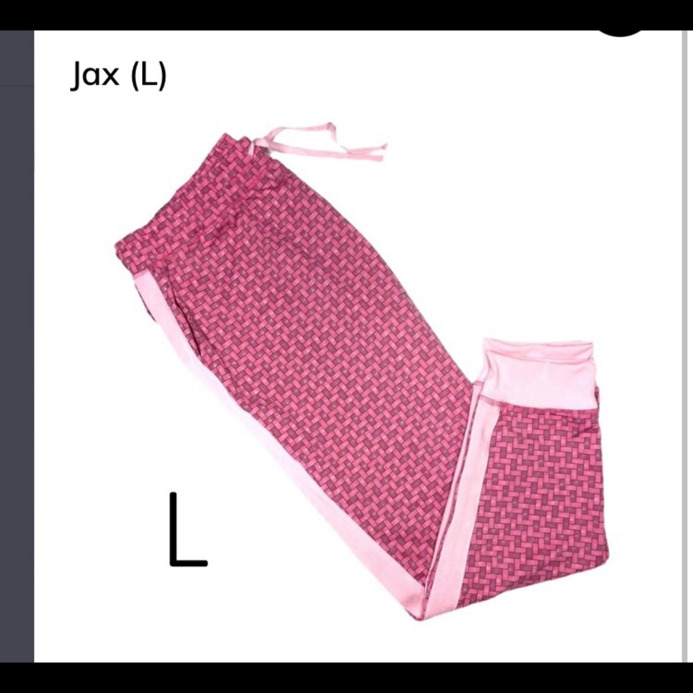 New Pink LLR Large Jax Joggers